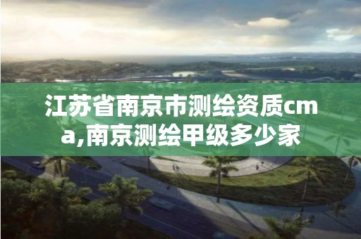 江苏省南京市测绘资质cma,南京测绘甲级多少家