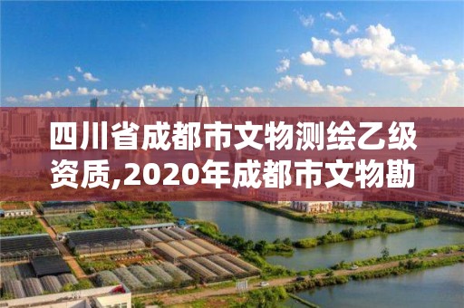 四川省成都市文物测绘乙级资质,2020年成都市文物勘探费