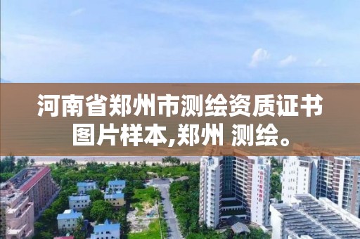 河南省郑州市测绘资质证书图片样本,郑州 测绘。