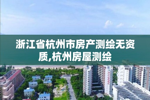 浙江省杭州市房产测绘无资质,杭州房屋测绘