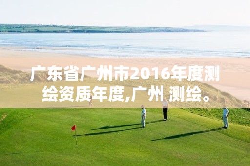 广东省广州市2016年度测绘资质年度,广州 测绘。