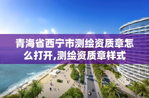 青海省西宁市测绘资质章怎么打开,测绘资质章样式