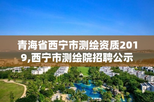 青海省西宁市测绘资质2019,西宁市测绘院招聘公示