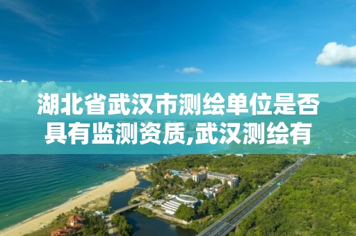 湖北省武汉市测绘单位是否具有监测资质,武汉测绘有限公司。