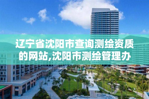 辽宁省沈阳市查询测绘资质的网站,沈阳市测绘管理办公室