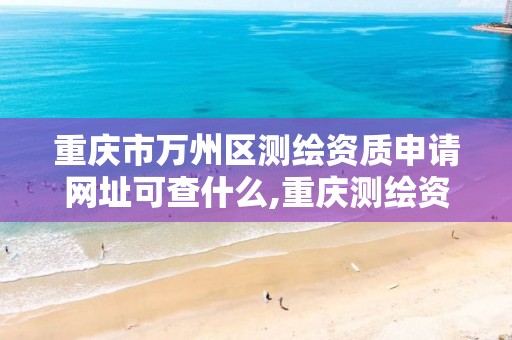 重庆市万州区测绘资质申请网址可查什么,重庆测绘资质办理