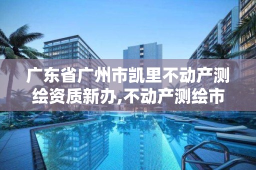 广东省广州市凯里不动产测绘资质新办,不动产测绘市场开放。