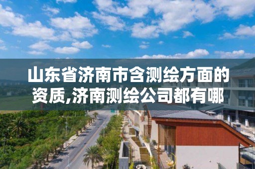 山东省济南市含测绘方面的资质,济南测绘公司都有哪些