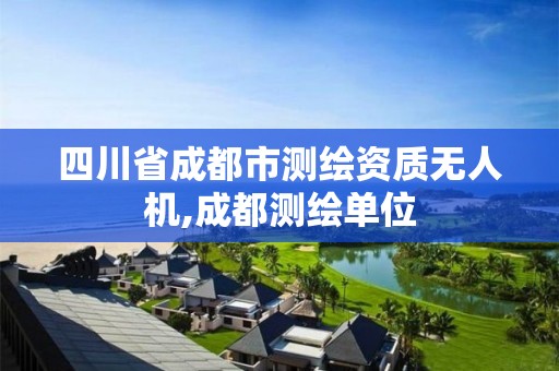 四川省成都市测绘资质无人机,成都测绘单位