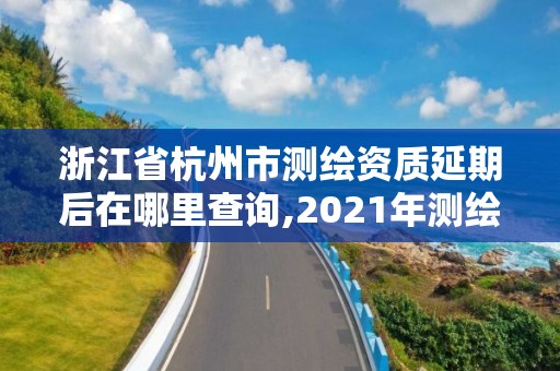 浙江省杭州市测绘资质延期后在哪里查询,2021年测绘资质延期。