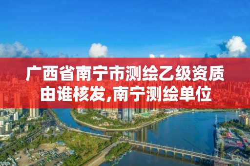 广西省南宁市测绘乙级资质由谁核发,南宁测绘单位