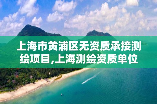 上海市黄浦区无资质承接测绘项目,上海测绘资质单位