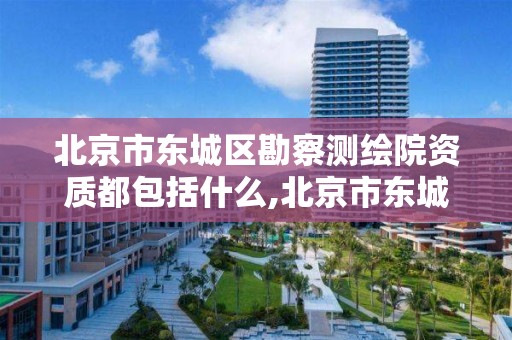 北京市东城区勘察测绘院资质都包括什么,北京市东城测绘所。