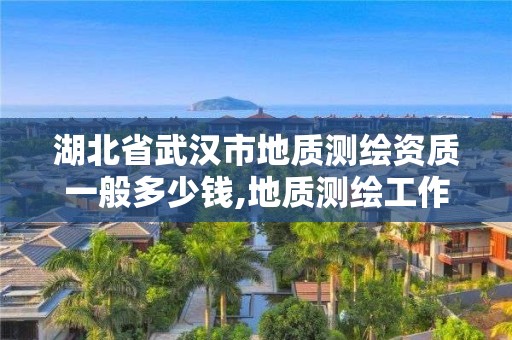 湖北省武汉市地质测绘资质一般多少钱,地质测绘工作好做吗