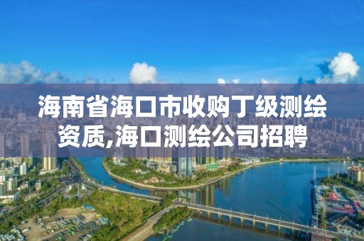 海南省海口市收购丁级测绘资质,海口测绘公司招聘