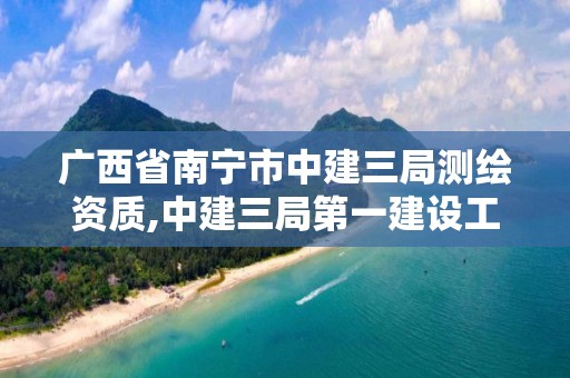 广西省南宁市中建三局测绘资质,中建三局第一建设工程有限责任公司南宁分公司。