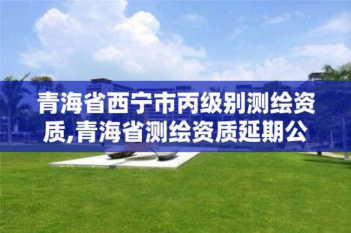 青海省西宁市丙级别测绘资质,青海省测绘资质延期公告