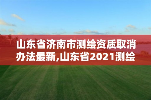 山东省济南市测绘资质取消办法最新,山东省2021测绘资质延期公告