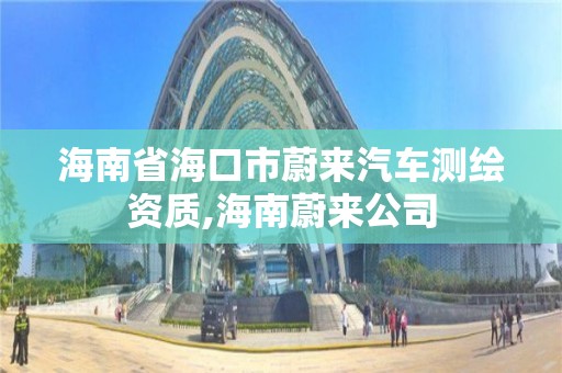 海南省海口市蔚来汽车测绘资质,海南蔚来公司