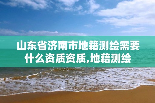 山东省济南市地籍测绘需要什么资质资质,地藉测绘