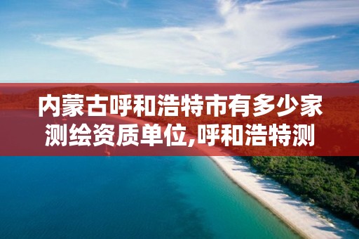 内蒙古呼和浩特市有多少家测绘资质单位,呼和浩特测绘有限公司