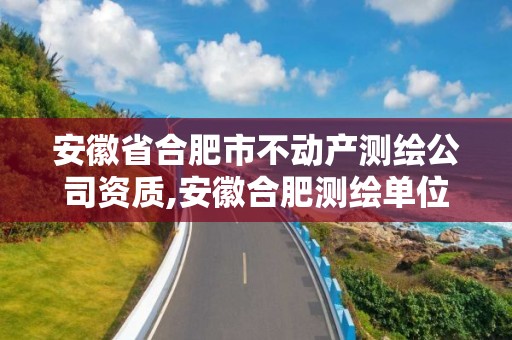 安徽省合肥市不动产测绘公司资质,安徽合肥测绘单位电话