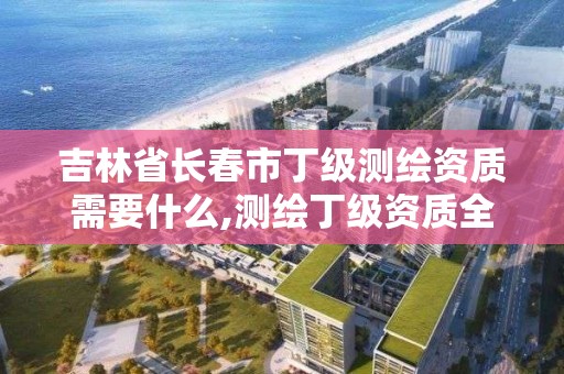 吉林省长春市丁级测绘资质需要什么,测绘丁级资质全套申请文件。