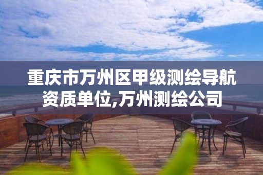 重庆市万州区甲级测绘导航资质单位,万州测绘公司