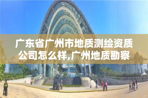 广东省广州市地质测绘资质公司怎么样,广州地质勘察基础工程公司资质