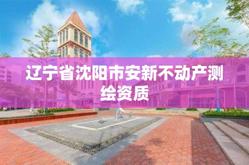 辽宁省沈阳市安新不动产测绘资质