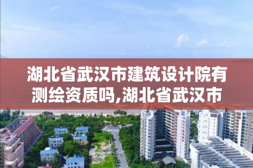 湖北省武汉市建筑设计院有测绘资质吗,湖北省武汉市设计院名单