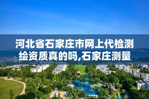 河北省石家庄市网上代检测绘资质真的吗,石家庄测量仪器检测机构。