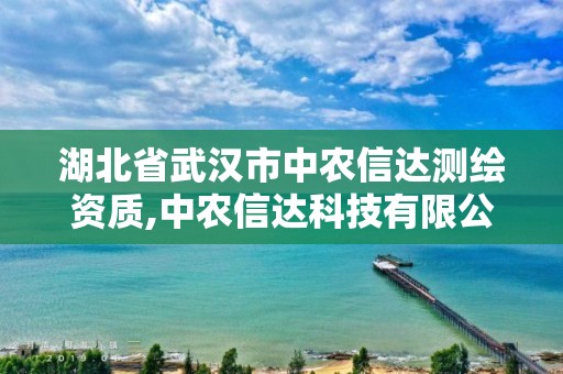 湖北省武汉市中农信达测绘资质,中农信达科技有限公司