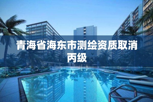 青海省海东市测绘资质取消丙级