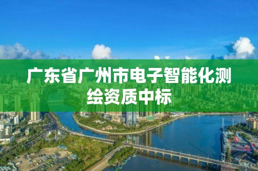 广东省广州市电子智能化测绘资质中标