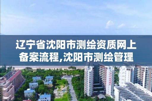 辽宁省沈阳市测绘资质网上备案流程,沈阳市测绘管理办公室