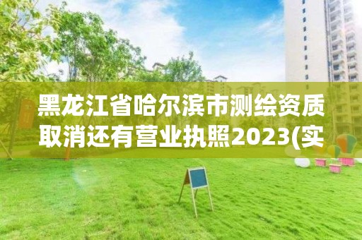 黑龙江省哈尔滨市测绘资质取消还有营业执照2023(实时/更新中)