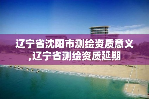 辽宁省沈阳市测绘资质意义,辽宁省测绘资质延期