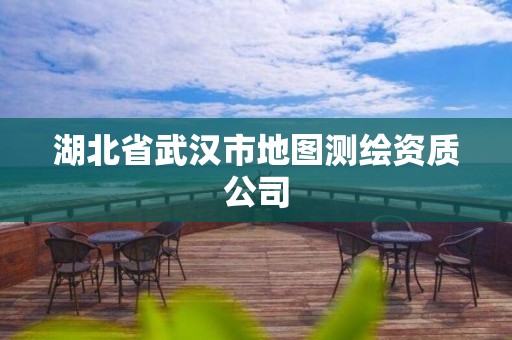 湖北省武汉市地图测绘资质公司