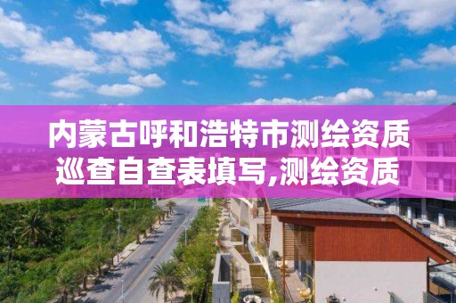 内蒙古呼和浩特市测绘资质巡查自查表填写,测绘资质监督检查办法