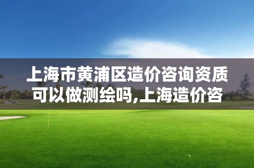 上海市黄浦区造价咨询资质可以做测绘吗,上海造价咨询协会。