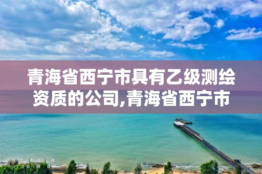 青海省西宁市具有乙级测绘资质的公司,青海省西宁市测绘院