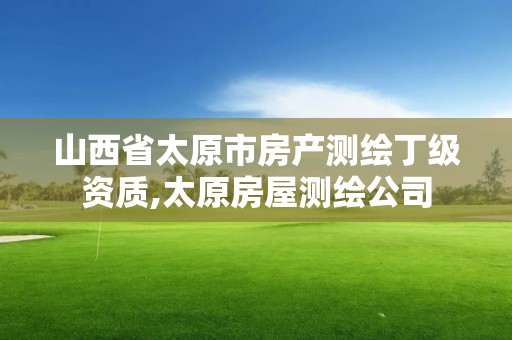 山西省太原市房产测绘丁级资质,太原房屋测绘公司