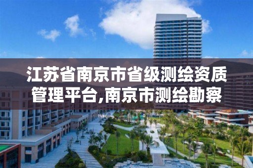 江苏省南京市省级测绘资质管理平台,南京市测绘勘察设计研究院