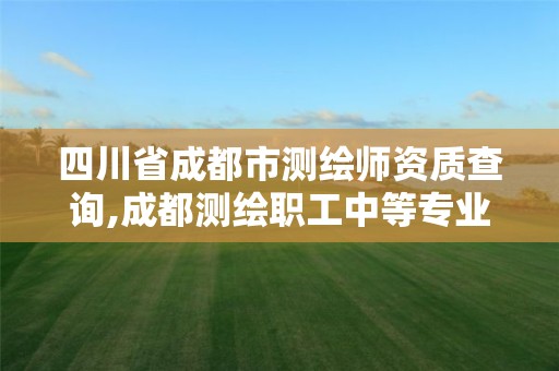 四川省成都市测绘师资质查询,成都测绘职工中等专业学校