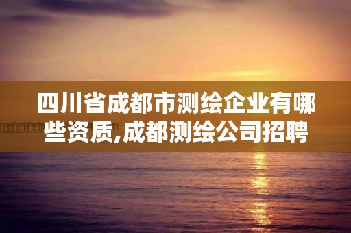 四川省成都市测绘企业有哪些资质,成都测绘公司招聘