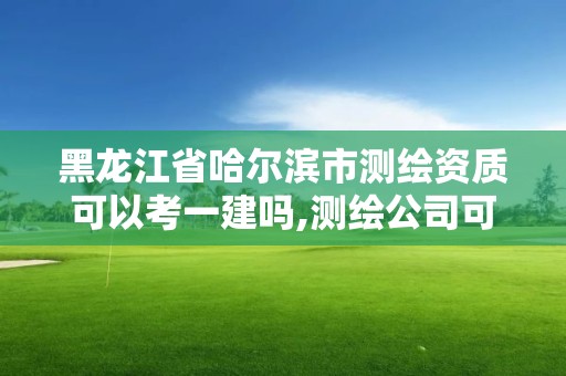 黑龙江省哈尔滨市测绘资质可以考一建吗,测绘公司可以报考一建吗。