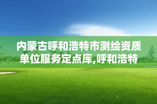 内蒙古呼和浩特市测绘资质单位服务定点库,呼和浩特市测绘仪器店。