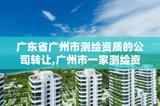 广东省广州市测绘资质的公司转让,广州市一家测绘资质单位