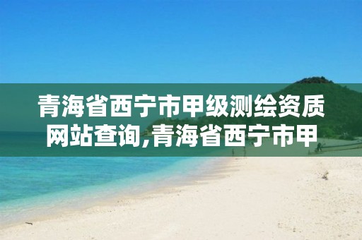 青海省西宁市甲级测绘资质网站查询,青海省西宁市甲级测绘资质网站查询结果